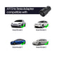 Lectron J1772 to Tesla Charging Adapter, 60A & 250V AC - (Black) showing compatible models