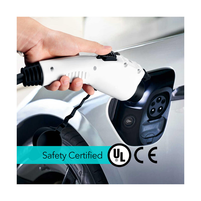Lectron 240V 16 Amp Level 2 EV Charger, Extension Cord J1772, NEMA Plug UL Safety Certified